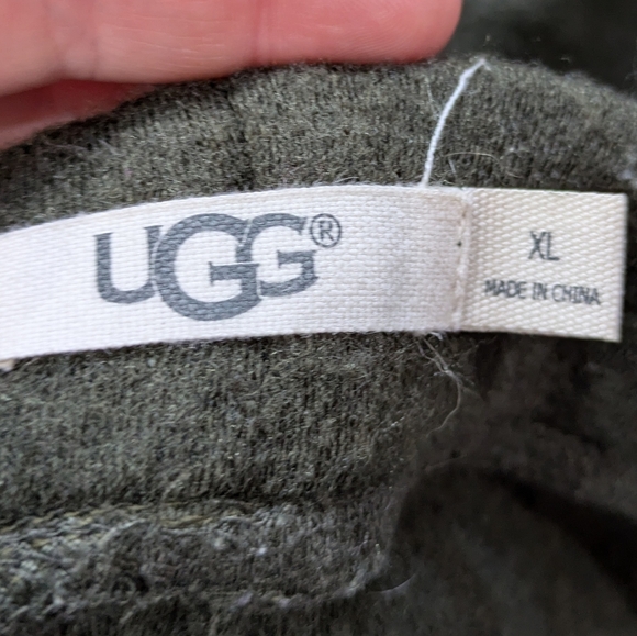 UGG Green Wool Drawstring Jogger Pants XL - Picture 7 of 10